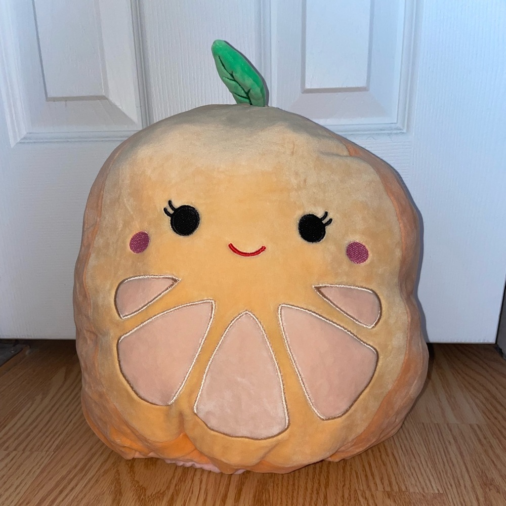 12 INCH PHYLIS PEACH/CELIA ORANGE FLIP-A-MALLOW SQUISHMALLOW